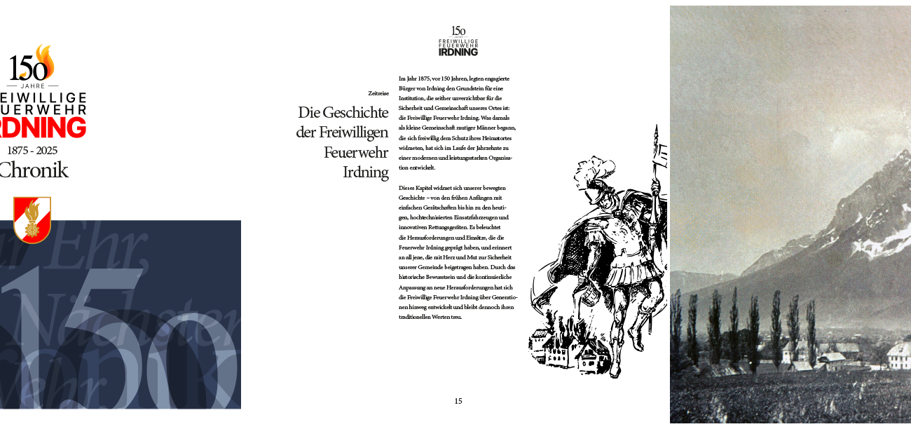 Chronik Buch Feuerwehr Irdning Steiermark 150